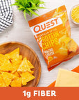 Quest Nutrition Tortilla Style Protein Chips, Low Carb, Nacho Cheese 1.1 Ounce (Pack of 12)