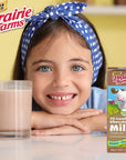 Prairie Farms  Chocolate Milk Shelf Stable 1 Low Fat Milk Chocolate Milk Boxes Vitamin D Kosher  8 FL oz 27 Pack