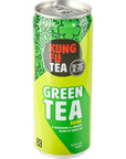 Kung Fu Tea Canned Green Tea  Lightly Sweetened Green Tea in a Can Ready to Drink  All Natural Premium Iced Tea  108 oz Cans Pack of 6