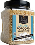 Black Jewell Organic Popcorn Organic Select White 2835oz Pack of 1