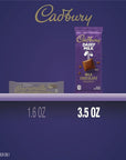 CADBURY DAIRY MILK Milk Chocolate Candy Bars, 3.5 oz (14 Count)