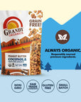 Grandy Organics Peanut Butter Coconola Granola Certified Organic Gluten Free Grain Free Peanut Butter Granola 9oz Each Pack of 3