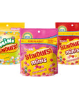 Starburst Minis Stand Up Pouch Original Sours and Fave Reds Bundled by Louisiana Pantry Variety 3 Pack