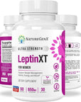 NatureGenX LeptinXT - Leptin Supplements for Weight Loss for Women - Extra Strength, Fat Burner - USA, 60 Ct.