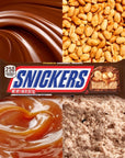 SNICKERS Full Size Bulk Milk Chocolate Candy Bars 186 oz Bar 48 ct Box