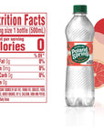 Poland Spring Sparkling Water Red Ruby Grapefruit 169 Fl Oz Pack of 8