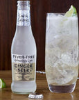 Fever Tree Premium Refreshingly Light Ginger Beer  Premium Quality Mixer and Soda  Refreshing Beverage for Cocktails  Mocktails 200ml Bottle  Pack of 15