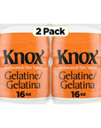 Knox Unflavored Gelatin Duel Pack (2 ct Pack, 16 oz Canisters)