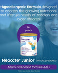 Neocate Junior Amino Acid-Based Formula without Prebiotics - Unflavored - 14.1 Oz Can