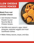 Judee’s Yellow Cheddar Cheese Powder 3lb - 100% Non-GMO, rBST Hormone-Free, Gluten-Free & Nut-Free - Made from Real Cheddar Cheese - Made in USA - Great in Sauces, Soups, Dips, and Seasonings