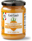 Cosi Come Datterino Italian Yellow Tomatoes Unpeeled in own juice 1235 oz lowacid No additives no preservatives 100 Natural NonGMO Product of Italy