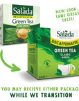 Salada Decaffeinated Green Tea Zero Calorie Green Tea Rich and Smooth Taste Green Tea Blend Great Iced or Hot 40 Individually Wrapped Tea Bags Pack of 6