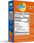 Snapple On The Go Sugar Free Diet Peach Mix 6 sticks per Box - Pack of 3 (3)