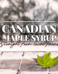 Brien 100 Pure Canadian Maple Syrup  Gluten Free Vegan Syrup  Maple Syrup Dispenser Refill  Natural Sweetener  Maple Leaf bottle 34 Ounces