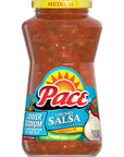 Pace Chunky Lower Sodium Medium Salsa 16 oz Bottle