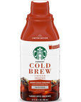 Starbucks Cold Brew Coffee Concentrate Limited Edition Sweetened Brown Sugar Cinnamon 100 Arabica MultiServe Bottle 32 Fl Oz