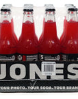 Jones Soda Co Strawberry Lime Soda Flavor  100 Cane Sugar Soda  Craft Soda Pop  Soda Soft Drinks  12 Oz Glass Bottle Soda  12 Pack Soda