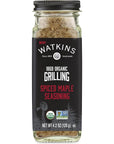 Watkins 1868 Organic Grilling Spiced Maple Seasoning, 4.2 oz (Pack of 1)