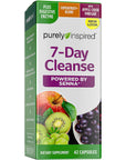 Detox Cleanse Purely Inspired 7 Day Cleanse and Detox Pills Acai Berry Cleanse Whole Body Cleanse Detox for Women & Men Body Detox with Senna Leaf & Digestive Enzymes 42 Acai Berry Capsules