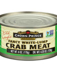 Crown Prince Fancy White Crab Meat 6ounce Cans Pack of 6