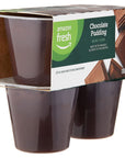 Amazon Fresh Chocolate Pudding Cups 4 Count