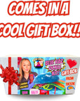 Chamoy Pickle Kit For 2  Blue Raspberry Pickle KitComes In A Gift Box by Food Crush Comes With Blue Takis chips Fruit Rollups and other Mexican candy snacks The Gift Box From Tiktok