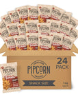 Heirloom Cinnamon Sugar Twists by Pipcorn  1oz 24pk  Healthy Snacks Gluten Free Snacks Snack Packs Upcycled Heirloom Corn Flour