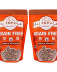 Paleonola  Grain Free Granola Maple Pancake Flavor  NonGMO Grain Soy Gluten Dairy Free  Low Carb Protein Snack For A Healthy Breakfast Pack of 2 10 Oz ea