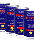 Brioschi Ready to Drink  Lemon Flavored Refreshing Effervescent Seltzer  Fast Acting Digestive Aid Heartburn Upset Stomach Acid Indigestion  Gluten Free  Super Carbonated 8 oz can Pack of 4