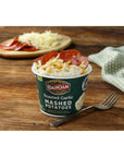 Idahoan 4 Flavor Mashed Potatoes Microwavable Bowls Variety 2 of each Flavor Pack of 8 with By The Cup Mood Spoons