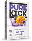 PURE KICK Energy Singles To Go Drink Mix - 18 Total Packets