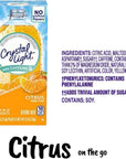 Midwest Gourmet Grocer Reusable Shopping Bag Bundle with Crystal Light With Caffeine Variety Flavored Water Packets Powdered Drink Mix 2 Each Grape Wild Strawberry Peach Mango Citrus