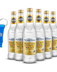 FeverTree Premium Indian Tonic Water  Natural  AwardWinning Mixer  Perfect for Cocktails  Soft Drinks  No Artificial Additives 169 fl Oz Pack of 6 with Pura Parcel Bottle Opener