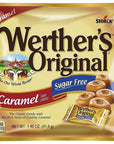 Werthers Original Sugar Free Hard Candies 146 oz Pack of 4 and Exclusive Sugar Free Caramel Ice Cream Sauce Recipe