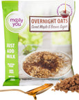 Molly  You Maple  Brown Sugar Overnight Oats Pack of 6  Healthy Natural Source Of Protein Oatmeal Breakfast A Vegan Friendly High Source of Fiber Healthy Breakfast Option  Non GMO GlutenFree