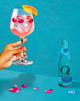 Q Mixers Club Soda Premium Cocktail Mixer Made with Real Ingredients 750ml Bottle  2 PACK