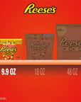 REESES PIECES Peanut Butter in a Crunchy Shell Candy Gluten Free Bulk 99 oz Resealable Bags 8 Count