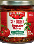 Bella Sun Luci Sun Dried Tomato Halves with Italian Herbs and Extra Virgin Olive Oil