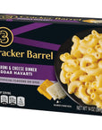 Macaroni and Cheese by Cracker Barrel in 3 Variety Packs  Sharp Cheddar Cheddar Havarti and Sharp White Cheddar Flavor An Instant Mac and Cheese Dinner Meal for the Whole Family Pantry Staples in 14 Oz Box Each