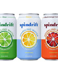 Spindrift Sparkling Water  Real Squeezed Fruit  Fuit From Farms Verified NonGMO Certified GlutenFree  12 Fl oz Cans  Variety Pack of 6  Every Order is Elegantly Packaged in a Signature BETRULIGHT Branded Box