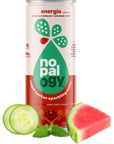 Nopalogy Energía ThirstQuencher  Nopal Electrolytes Green Tea NonGMO GlutenFree Keto Vegan Real Fruit Juice  12 fl oz  12 Pack Watermelon