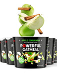 Powerful Nutrition Instant Protein Oatmeal Cups, Apple Cinnamon, 6 Pack, 20g of Protein, 4g of Fiber, Kosher, Natural Ingredients, Power Up Your Day with an Instant Breakfast