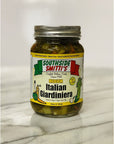 SOUTHSIDE SMITTIS  ITALIAN STYLE GIARDINIERA  MEDIUM  16 oz  Best Chicago Style Giardiniera Peppers  Original Southside Recipe