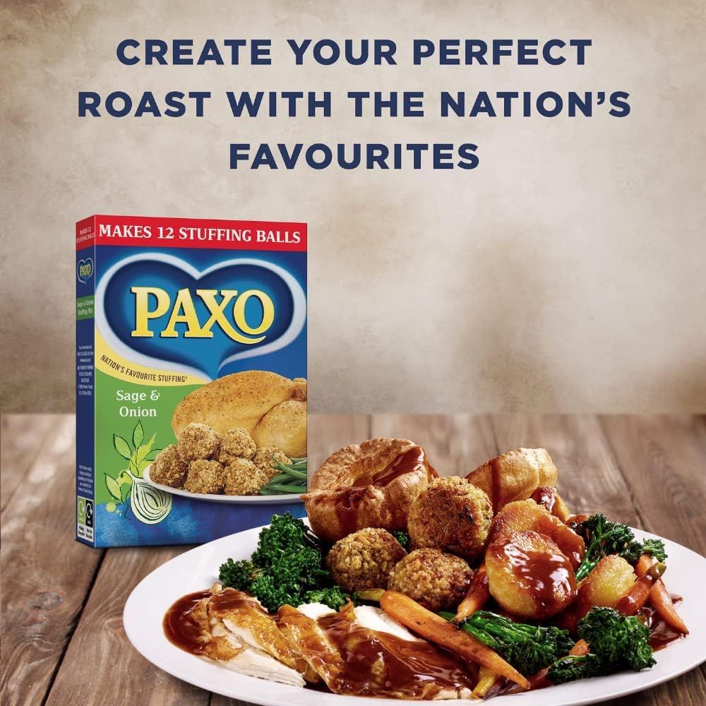 Paxo Sage and Onion Stuffing Mix  85g  Pack of 4 85g x 4