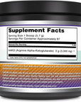 Amazing Formulas AAKG 500 Grams (1.1 Lb) Powder Supplement | Arginine Alpha-Ketoglutarate | Wild Berry Flavor | 87 Servings | Non-GMO | Gluten Free