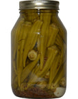 Texas Hill Country Pickled Garlic Dill Okra 32 oz