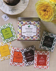 Octavius Tea Variety Pack  6 Assorted Black  Green Teas  25 Teabags  Tea Sampler Pack  Pack of 1