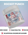 SNEAK  Rocket Punch Hydrate  Zero Caffeine Zero Sugar Natural Flavours  Colours Ashwagandha KSM66 Coconut Water  30 Servings