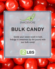 Cherry Sours Bulk 2LB Bag Sour Cherry Candy Sour Balls Sour Hard Candy Sour Balls Hard Candy Sour Cherry Balls Chewy Candy Bulk