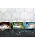 Mighty Sesame TahiniBars Variety Pack 18 Bars  6 Pistachio  6 Vanilla  6 Cocoa Nibs  100 Calorie Mini Halva Bars  Individually Wrapped